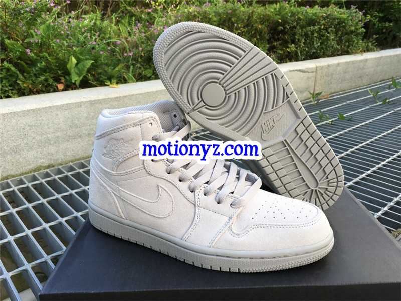 Air Jordan 1 Retro High Grey Suede